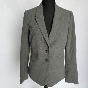 Women’s The Limited grey 2 button blazer  sz 8
